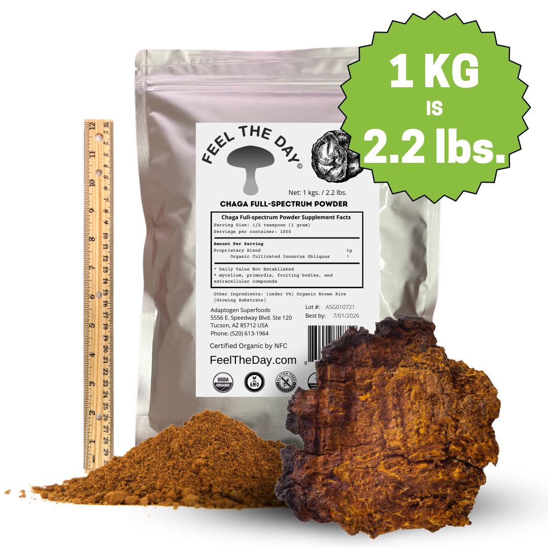 Chaga mushroom powder supplement 1kg
