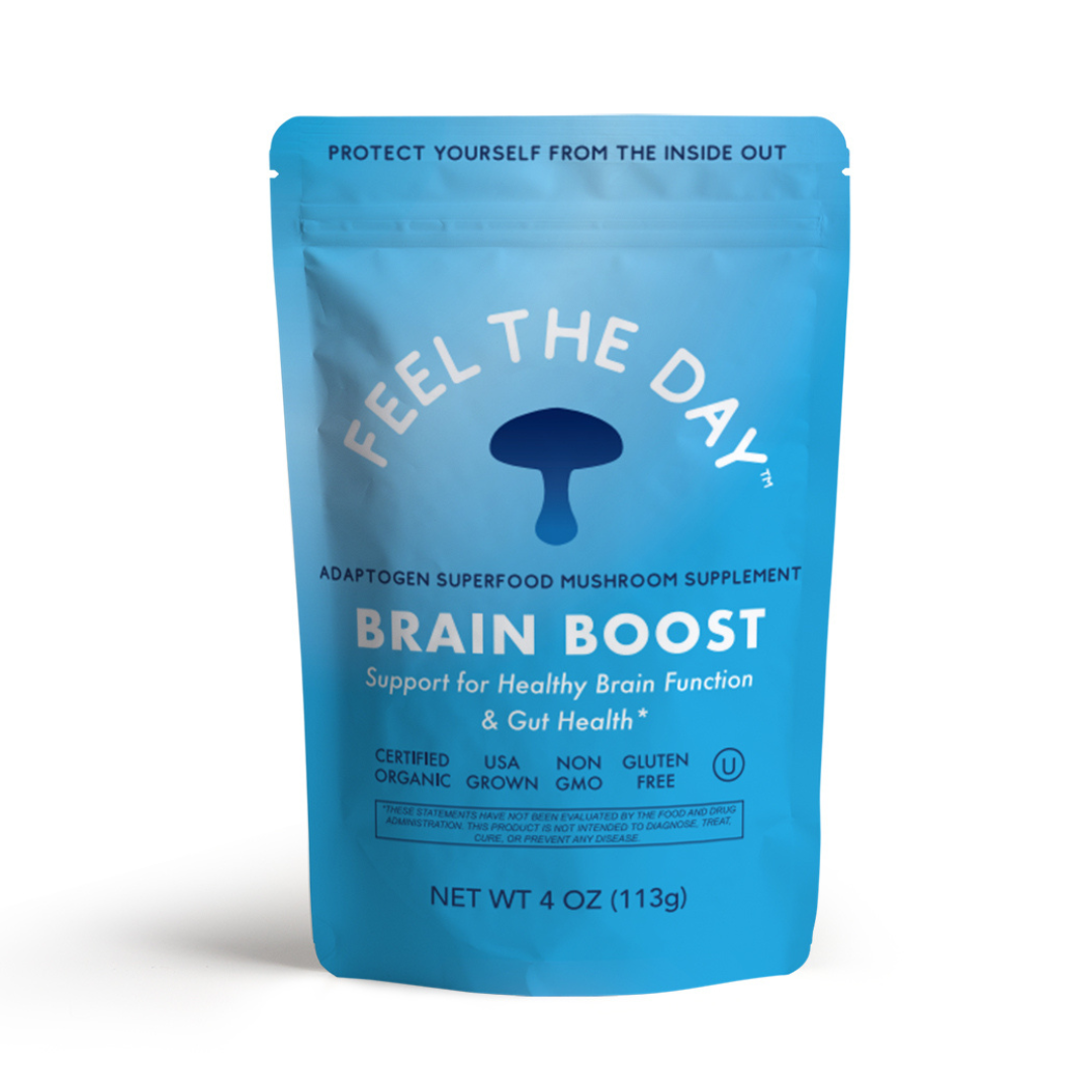 Brain Boost mushroom powder supplement