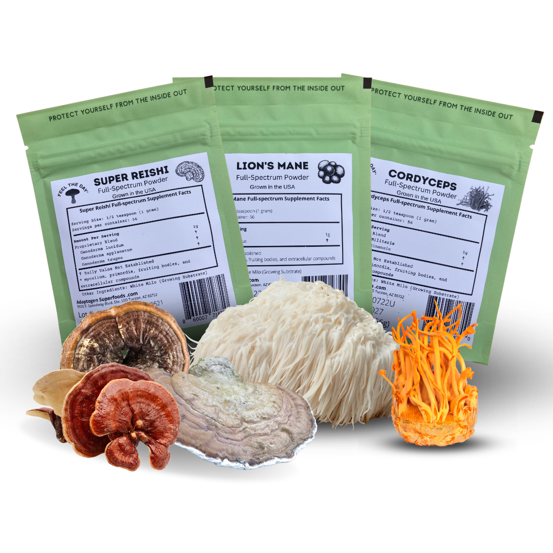 Age Rewind mushroom powder supplement pack