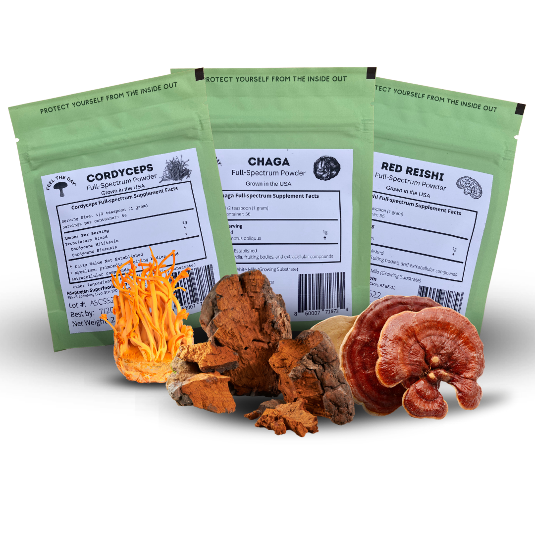 Hormone Harmony mushroom powder supplement pack