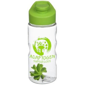 Adaptogen Superfoods Mini Shaker Bottle with Flip Carry Lid - 22 oz.