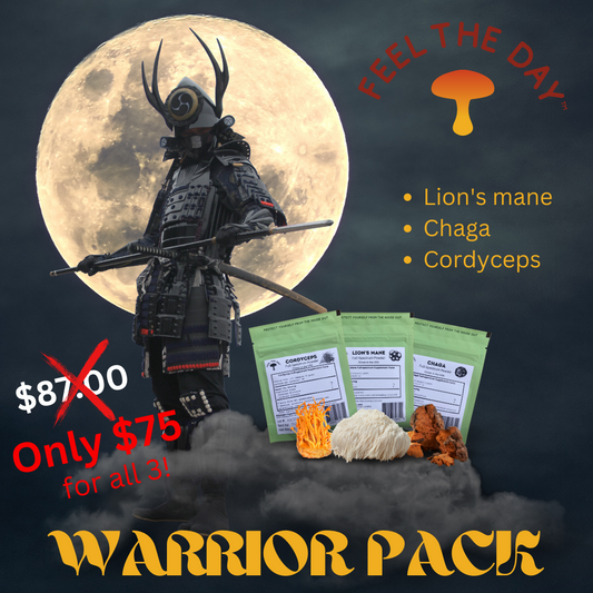 Warrior mushroom powder supplement pack