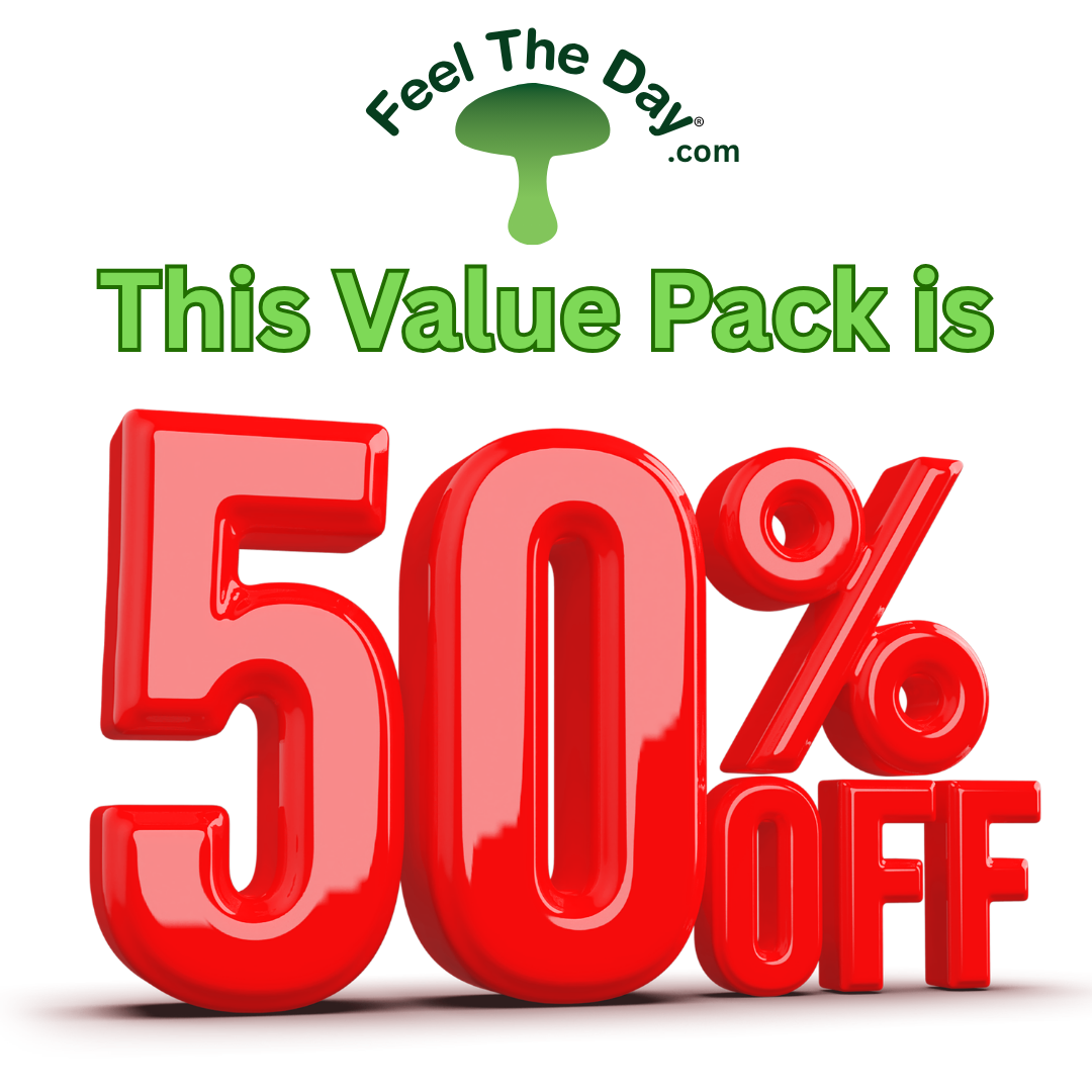 Indomitable mushroom powder supplement pack
