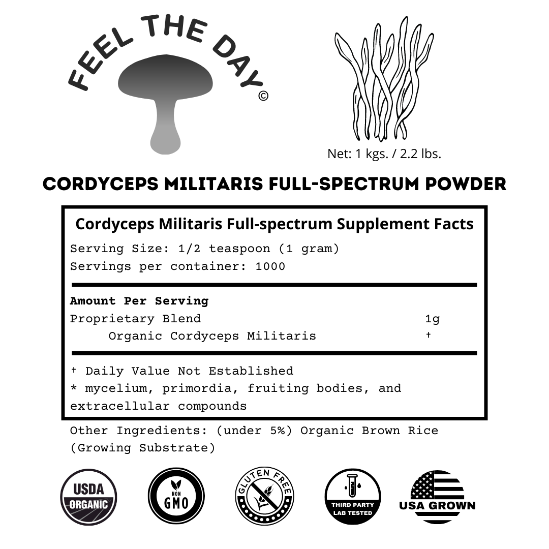 Cordyceps mushroom powder supplement 1kg