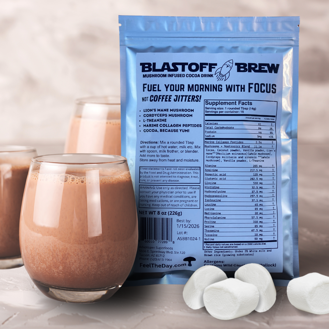 Blastoff Brew Mushroom & Collagen Cocoa