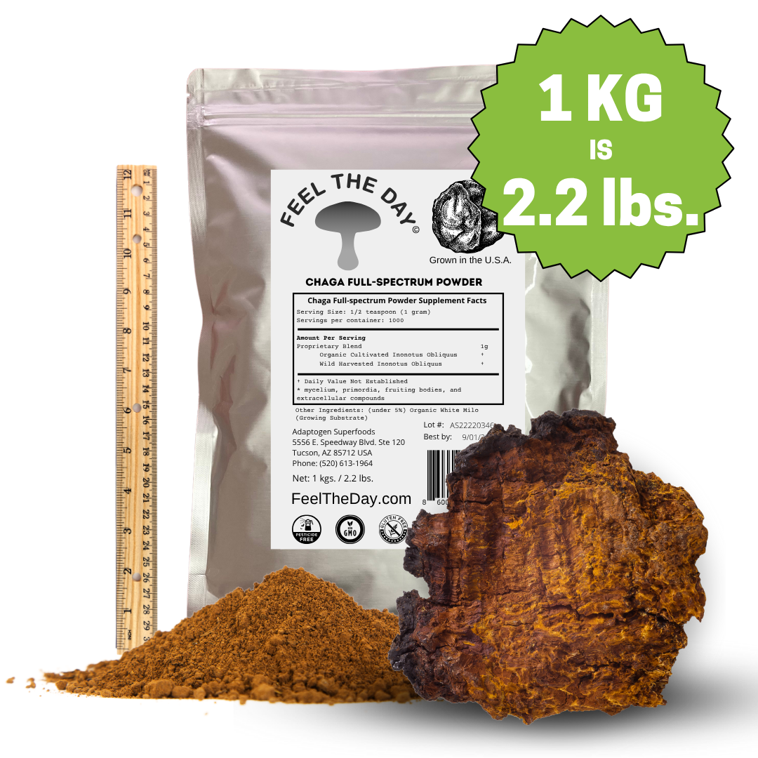 Chaga mushroom powder supplement 1kg