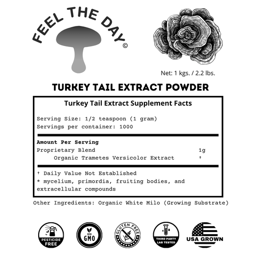 Turkey Tail mushroom powder supplement 1kg