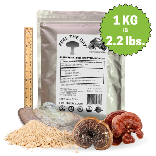 Super Reishi mushroom powder supplement 1kg