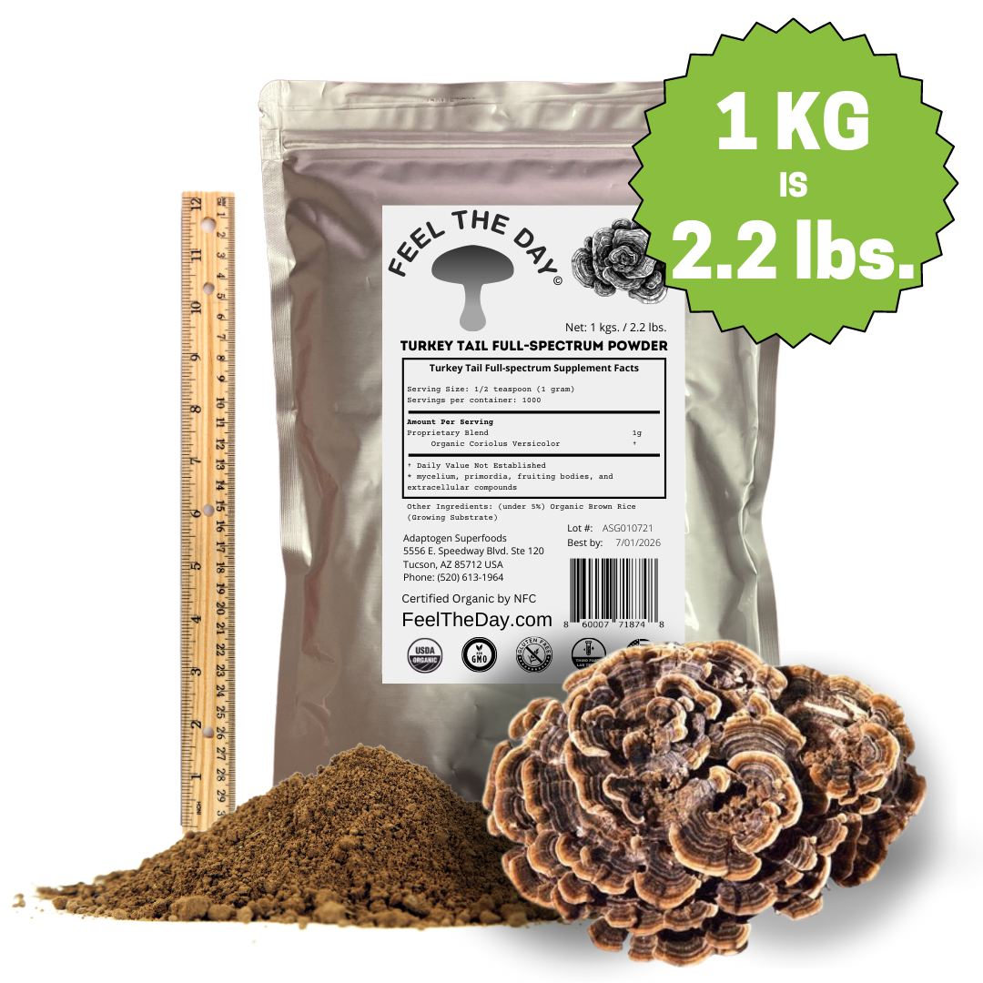 Turkey Tail mushroom powder supplement 1kg