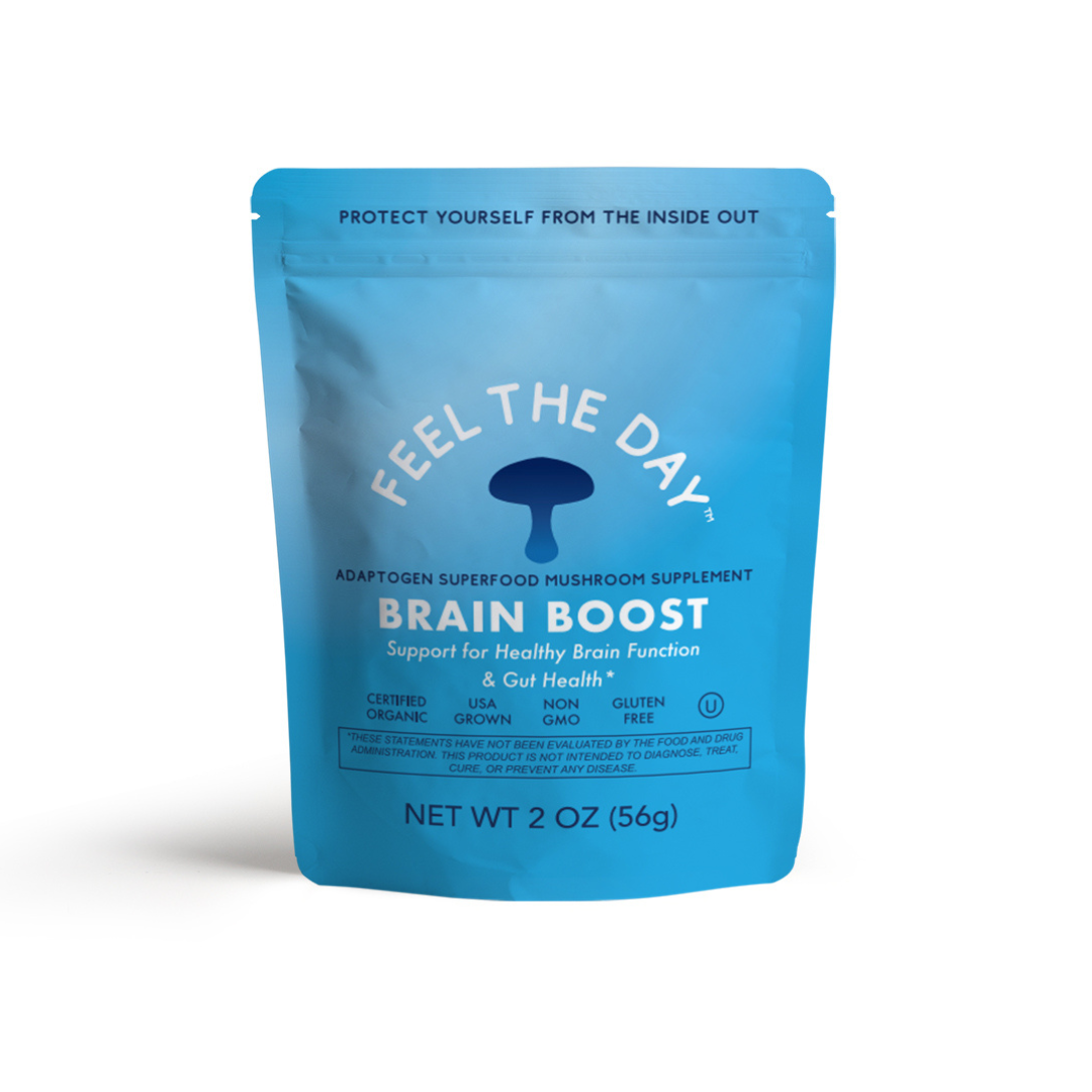 Brain Boost mushroom powder supplement