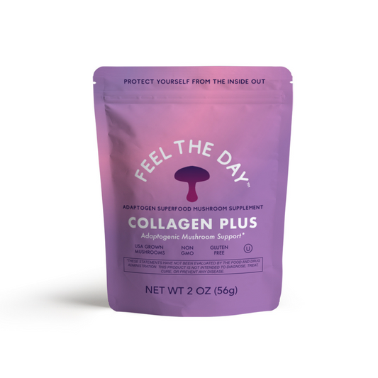 Collagen Plus mushroom powder supplement