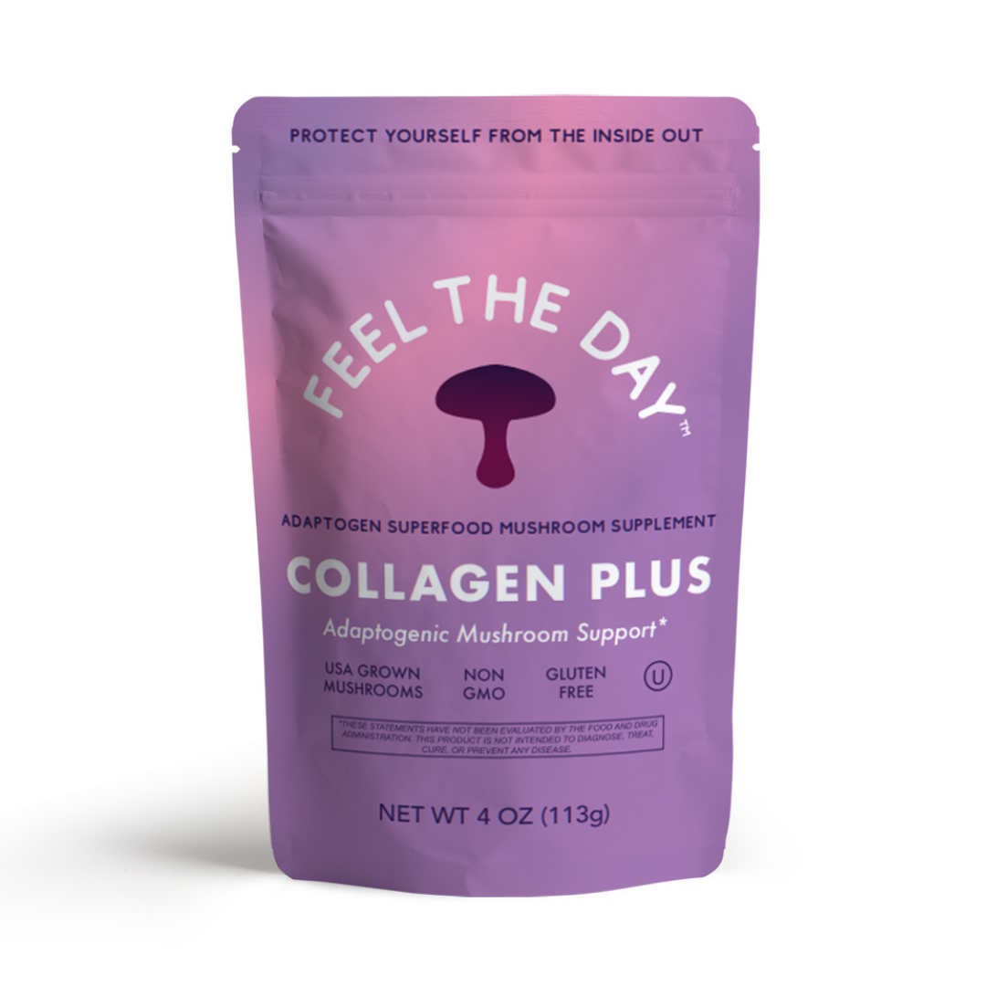 Collagen Plus mushroom powder supplement